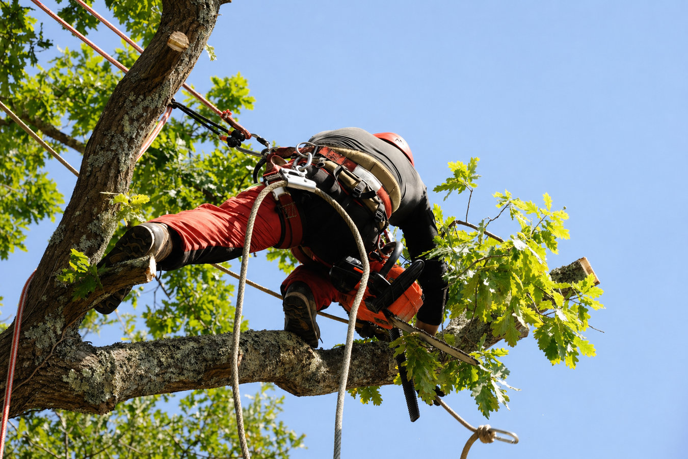 East San Gabriel Tree Service - tree service crew working in East San Gabriel, CA